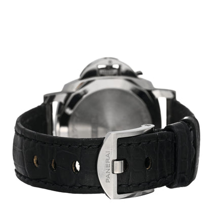 Panerai Stainless Steel Alligator 38mm Luminor Automatic Watch Grey PAM01247 3 of 4