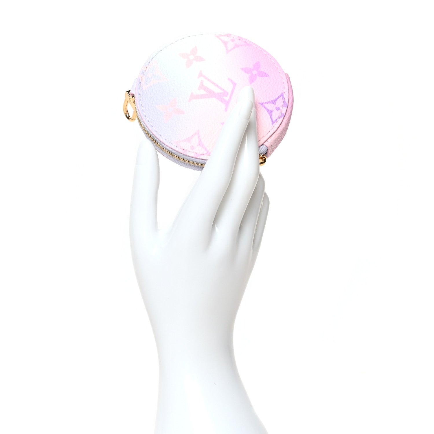 Louis Vuitton Monogram Spring In The City Papillon BB Round Coin Purse Sunrise Pastel 2 of 9