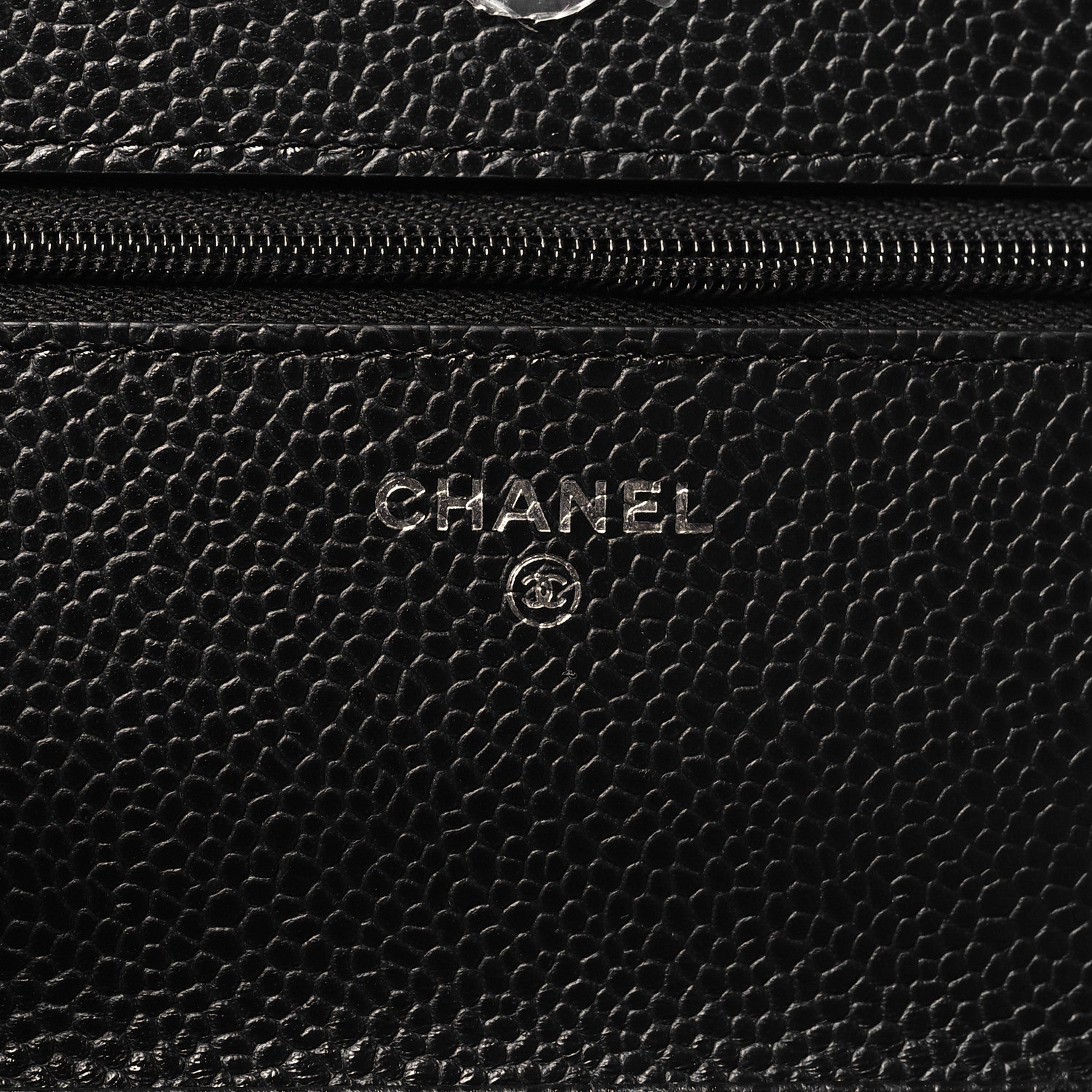 Chanel Caviar Quilted Wallet on Chain WOC Black 6 of 12