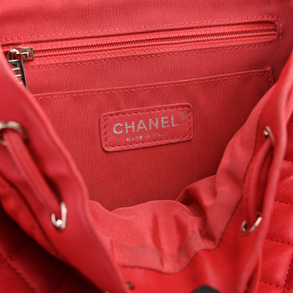 Chanel Lambskin Quilted Small Urban Spirit Backpack Red 5 of 12