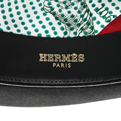 Hermes Rabbit Felt Hat 56 Black 9 of 10