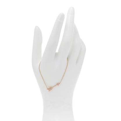 Tiffany 18K Rose Gold Diamond Arrow Bracelet 2 of 5