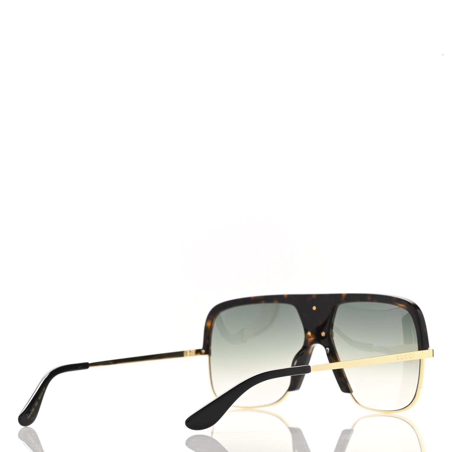 Gucci Aviator Sunglasses GG0478S Havana Black 4 of 9