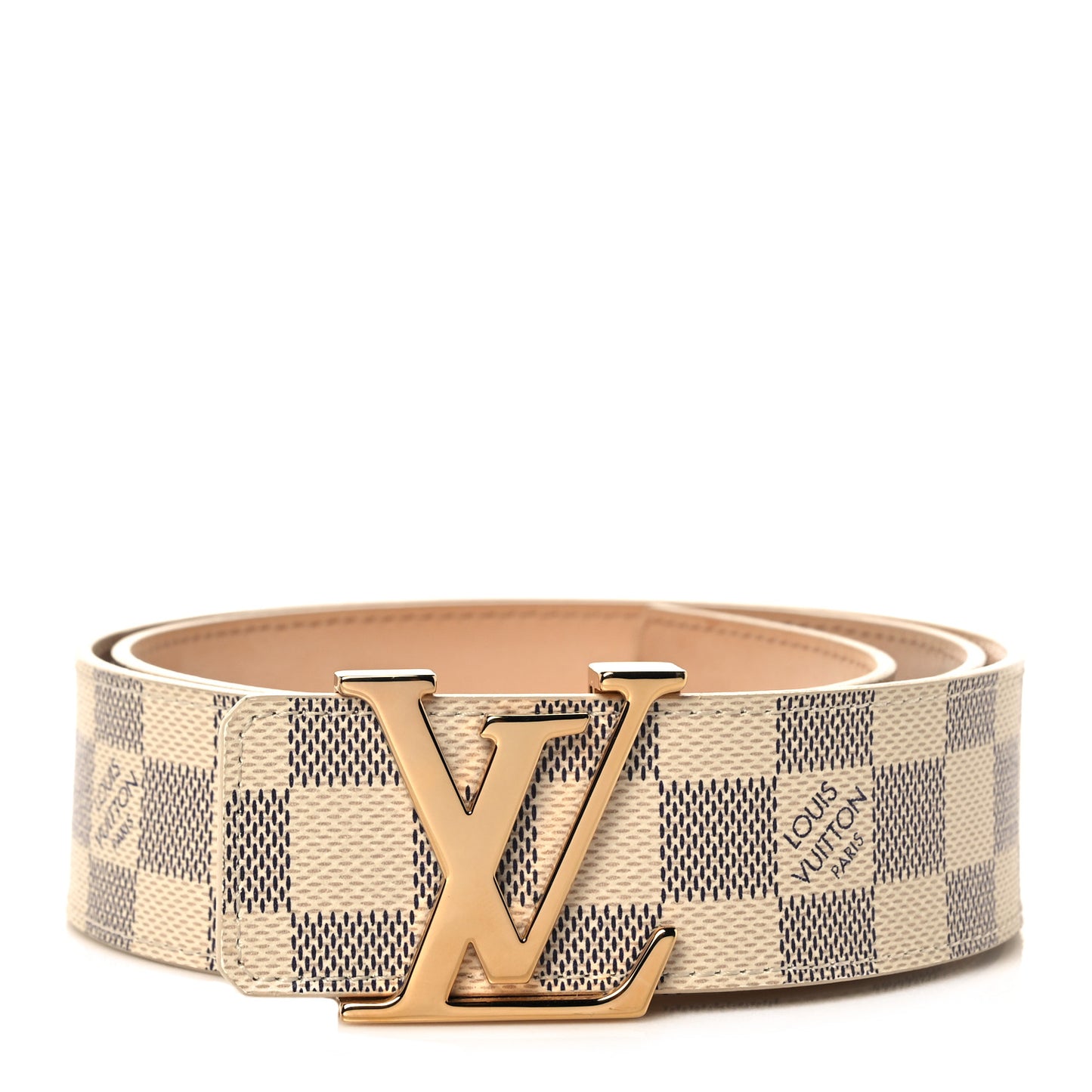 Damier Azur LV Initiales Belt 90 36