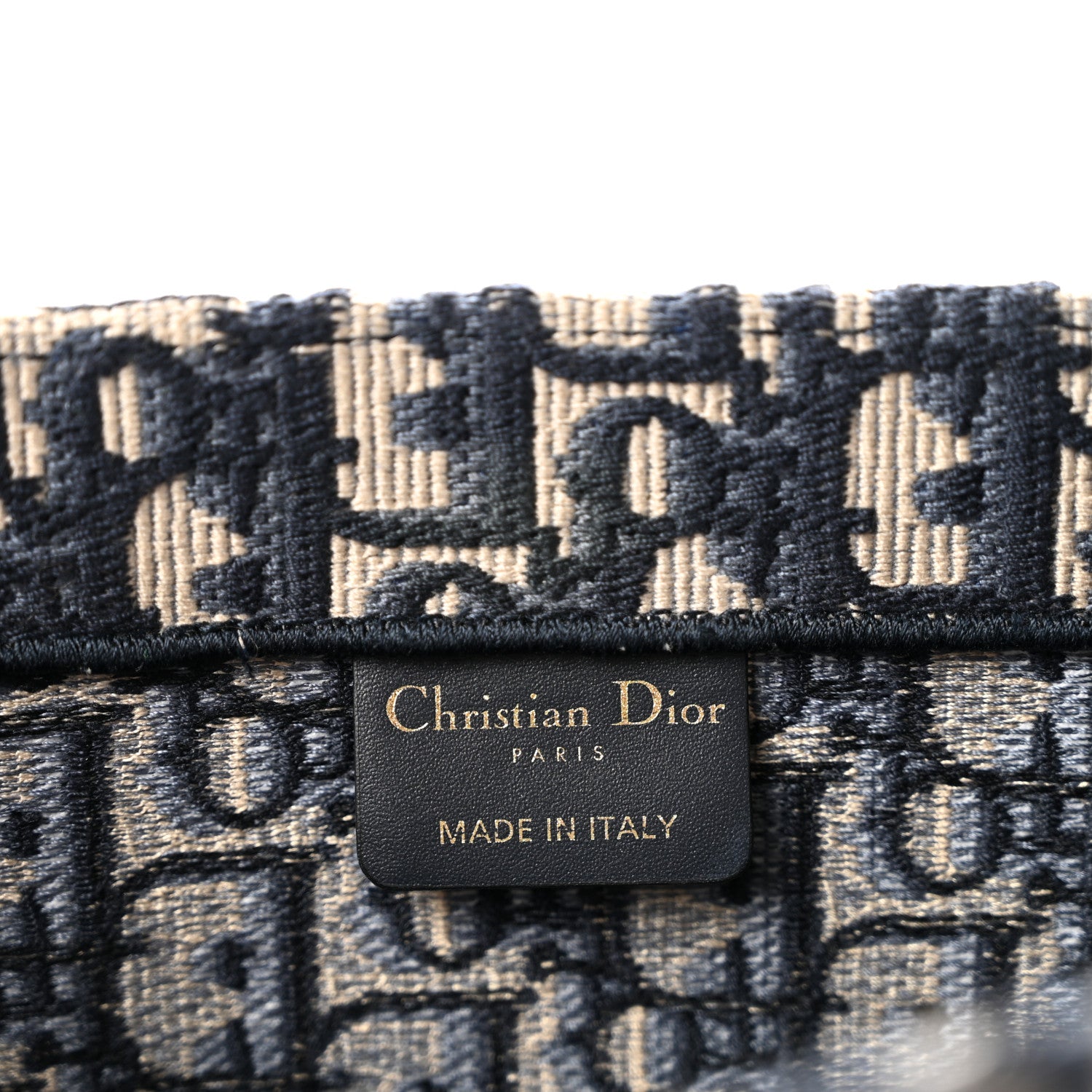 Christian Dior Oblique Medium Book Tote Blue Multicolor 6 of 14