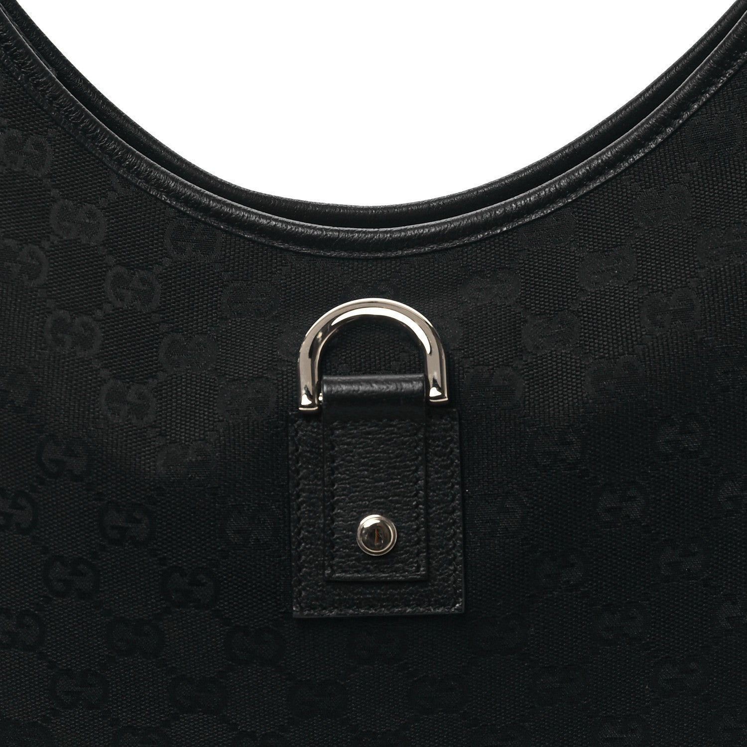 Gucci Monogram Abbey Hobo Black 8 of 11