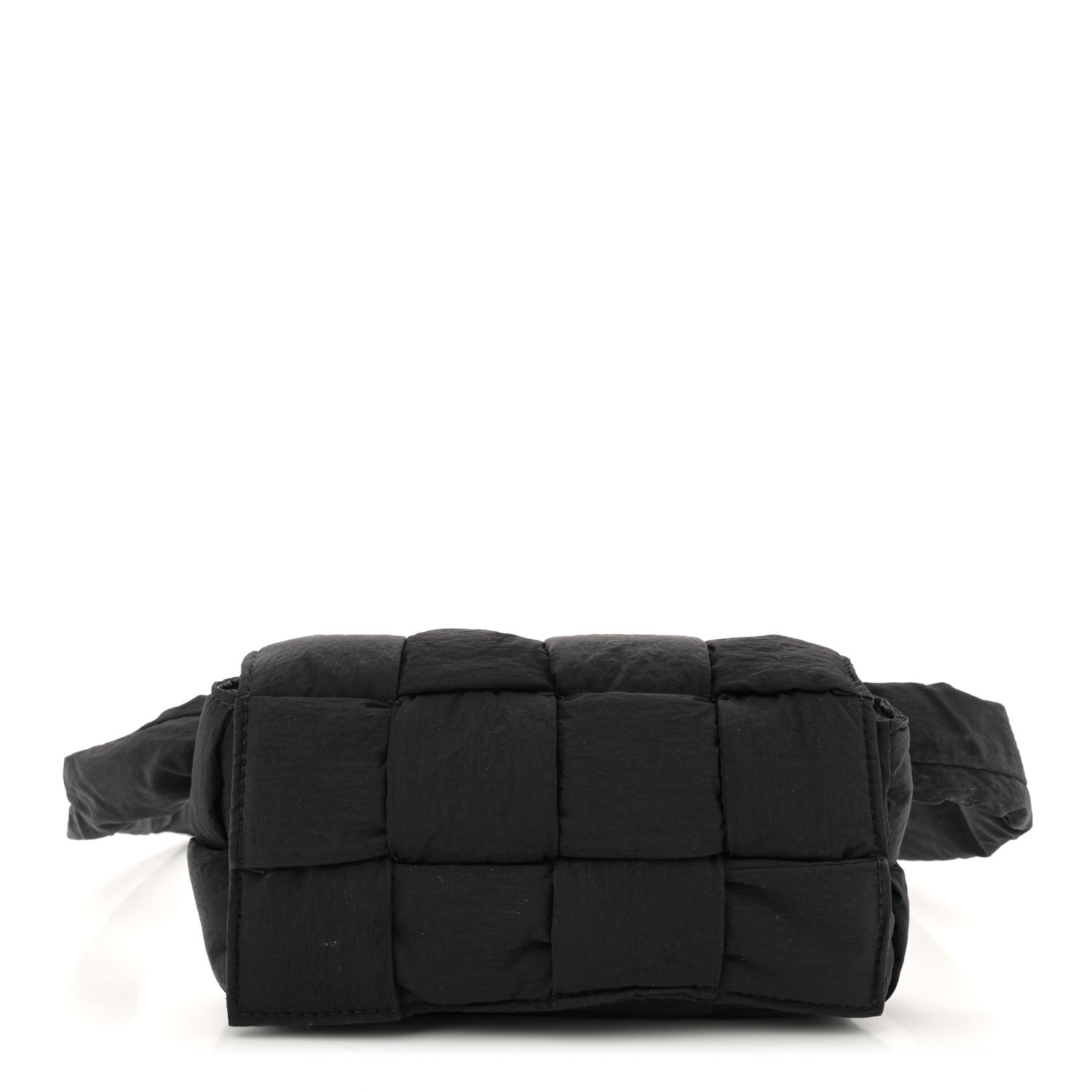 Bottega Veneta Nylon Intrecciato Padded Tech Mini Cassette Belt Bag Black 1 of 9