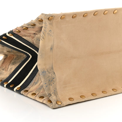 Christian Dior Suede Large Dioriviera Toile De Jouy Book Tote Beige Multicolor 9 of 13