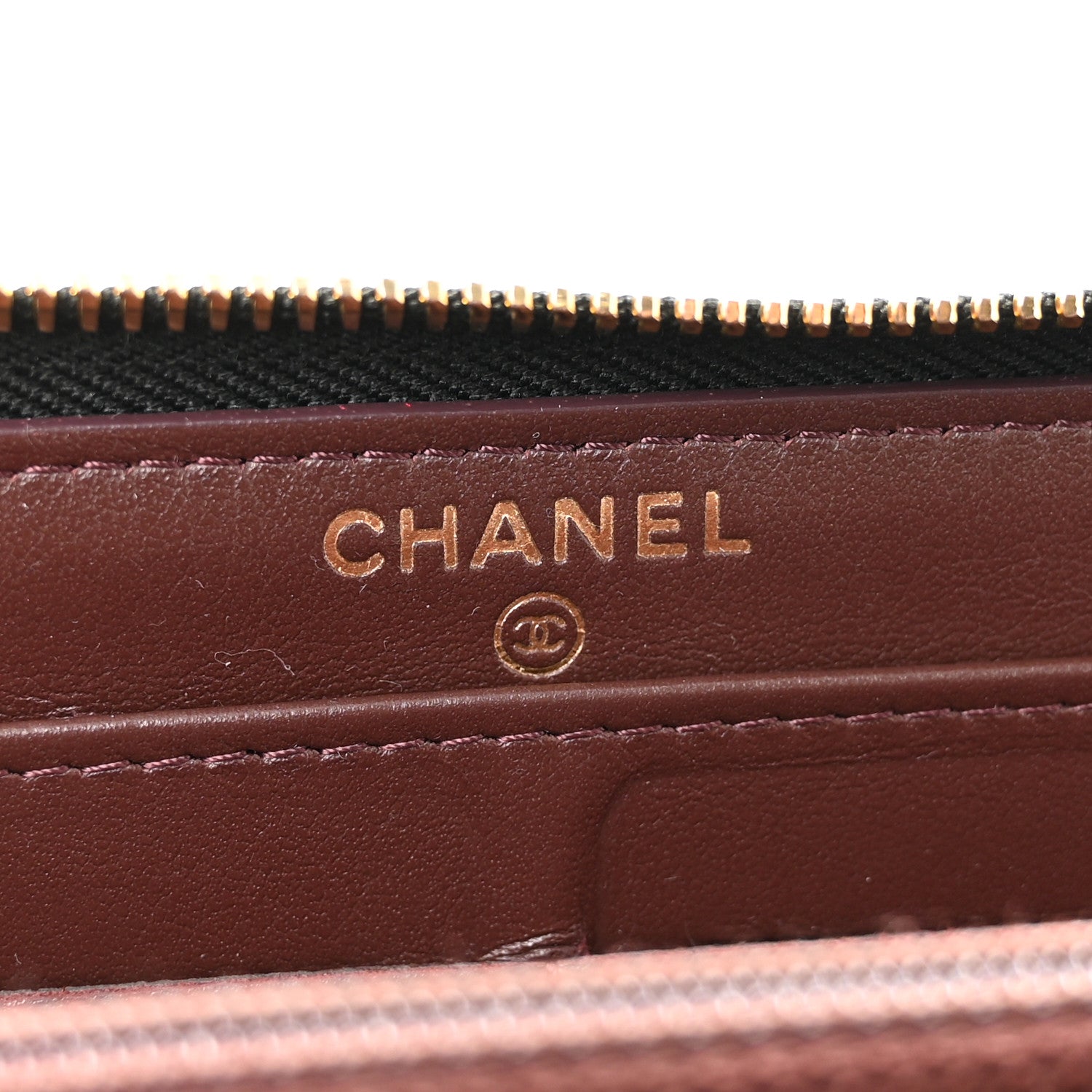 Chanel Caviar Quilted Large Gusset Zip Around Wallet Black 6 of 13