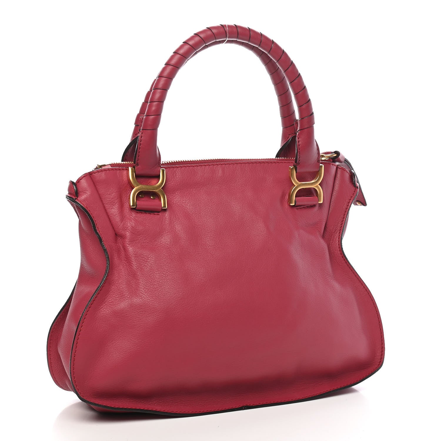 Chloe Calfskin Medium Marcie Satchel Acerola 2 of 8