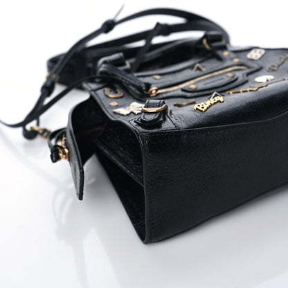 Balenciaga Agneau Neo Classic Hardware Pins Mini City Black 5 of 7