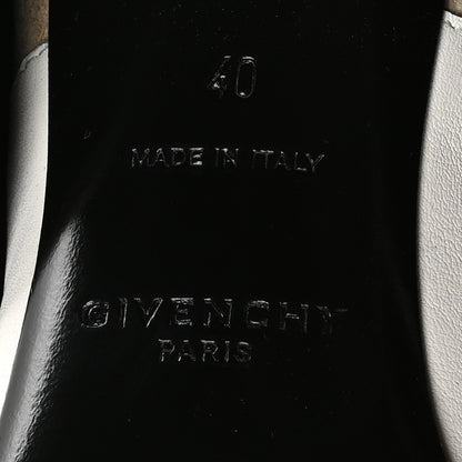 Givenchy Calfskin Shark Lock Pant Over the Knee Stiletto Boots 40 Ivory 7 of 8