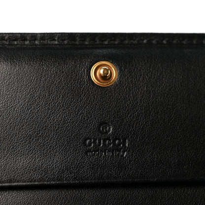 Gucci Calfskin Matelasse GG Marmont Card Case Wallet Black 6 of 12