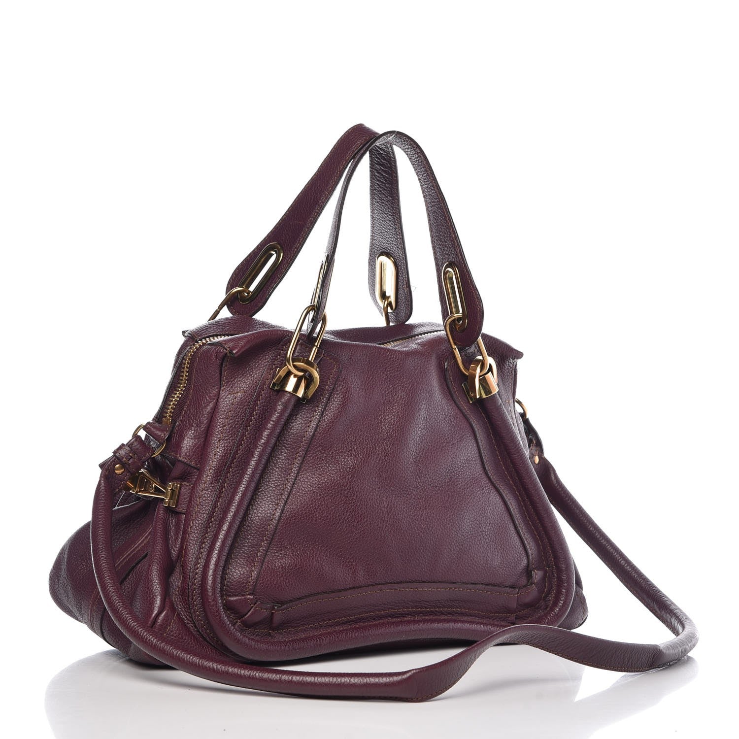 Chloe Calfskin Medium Paraty Purple 3 of 9