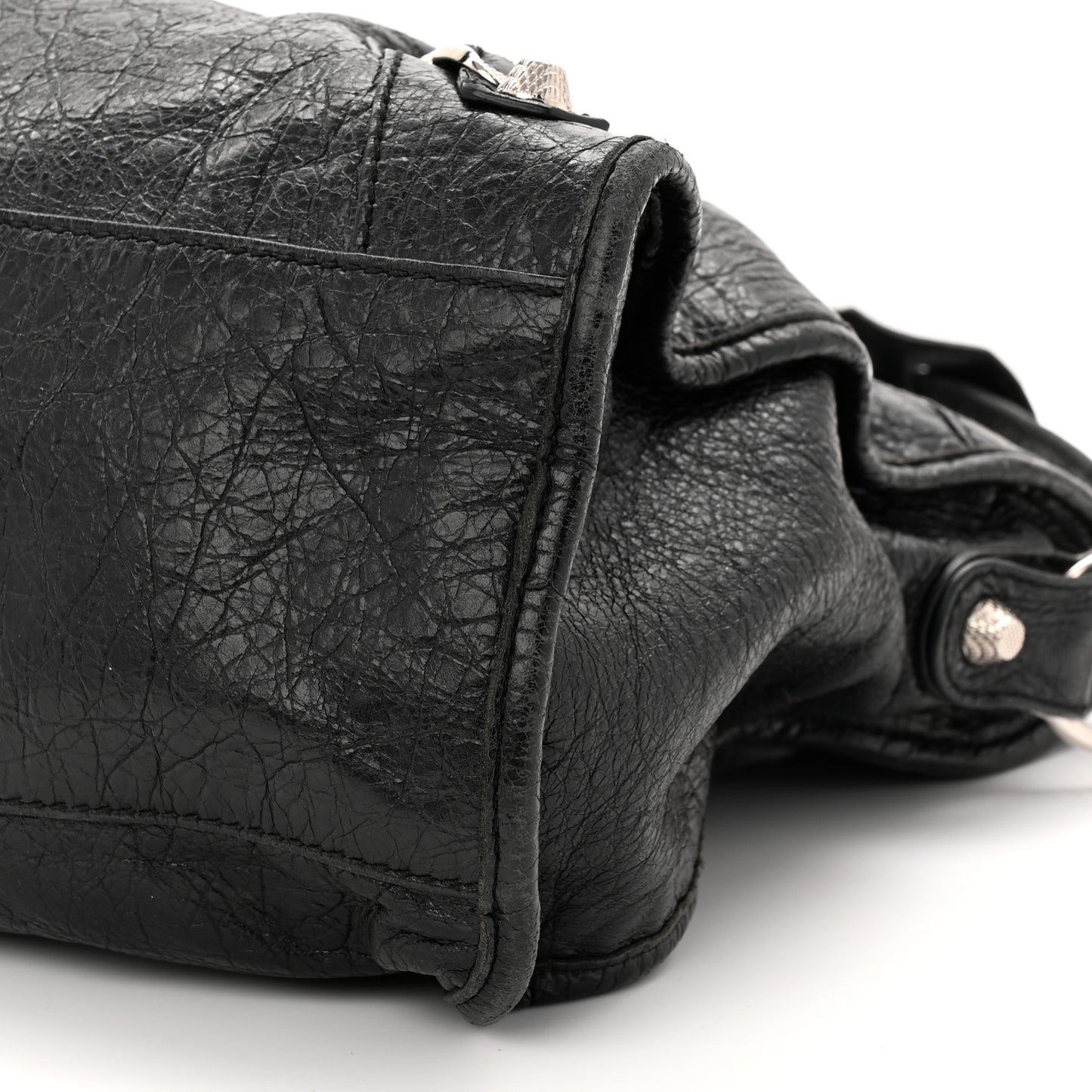 Agneau Giant 12 Silver Hardware City Black