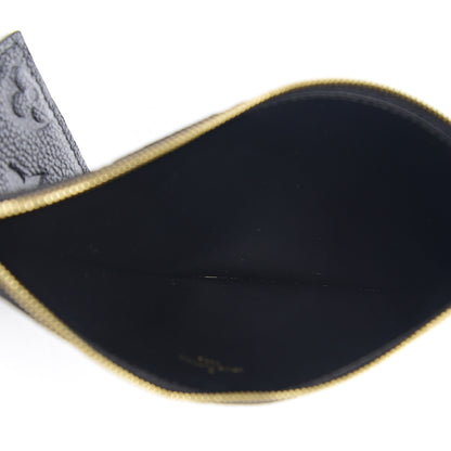 Louis Vuitton Empreinte Felicie Chain Wallet Zippered Insert Black 4 of 5
