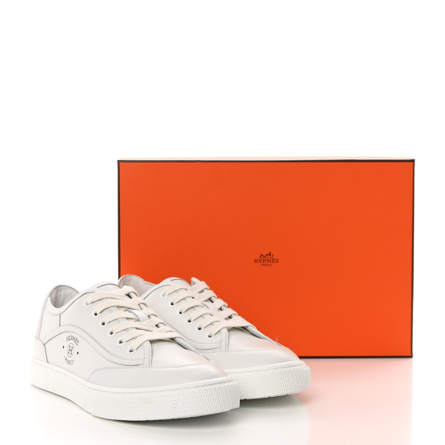 Calfskin Womens Get Sneakers 38.5 White