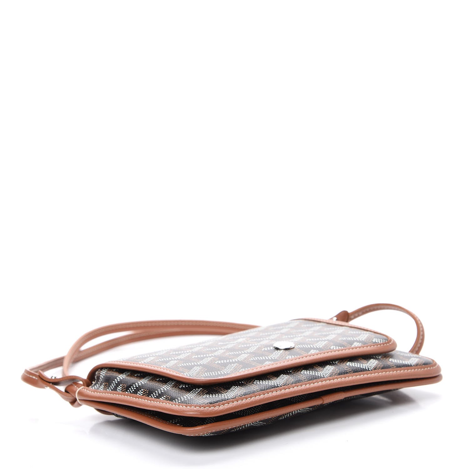 Goyard Goyardine Plumet Wallet Clutch Black Gold 3 of 10