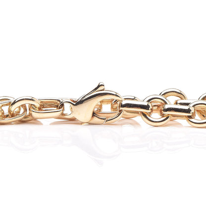 Tiffany 18K Yellow Gold Circle Link Chain Bracelet 4 of 6