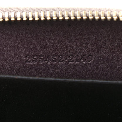 Gucci Guccissima Zip Around Card Case Mauve 7 of 8