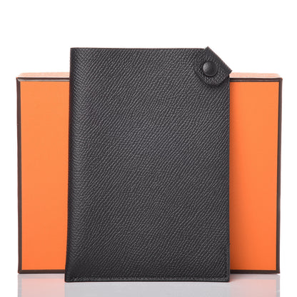 Hermes Epsom Tarmac PM Passport Holder Black 8 of 8