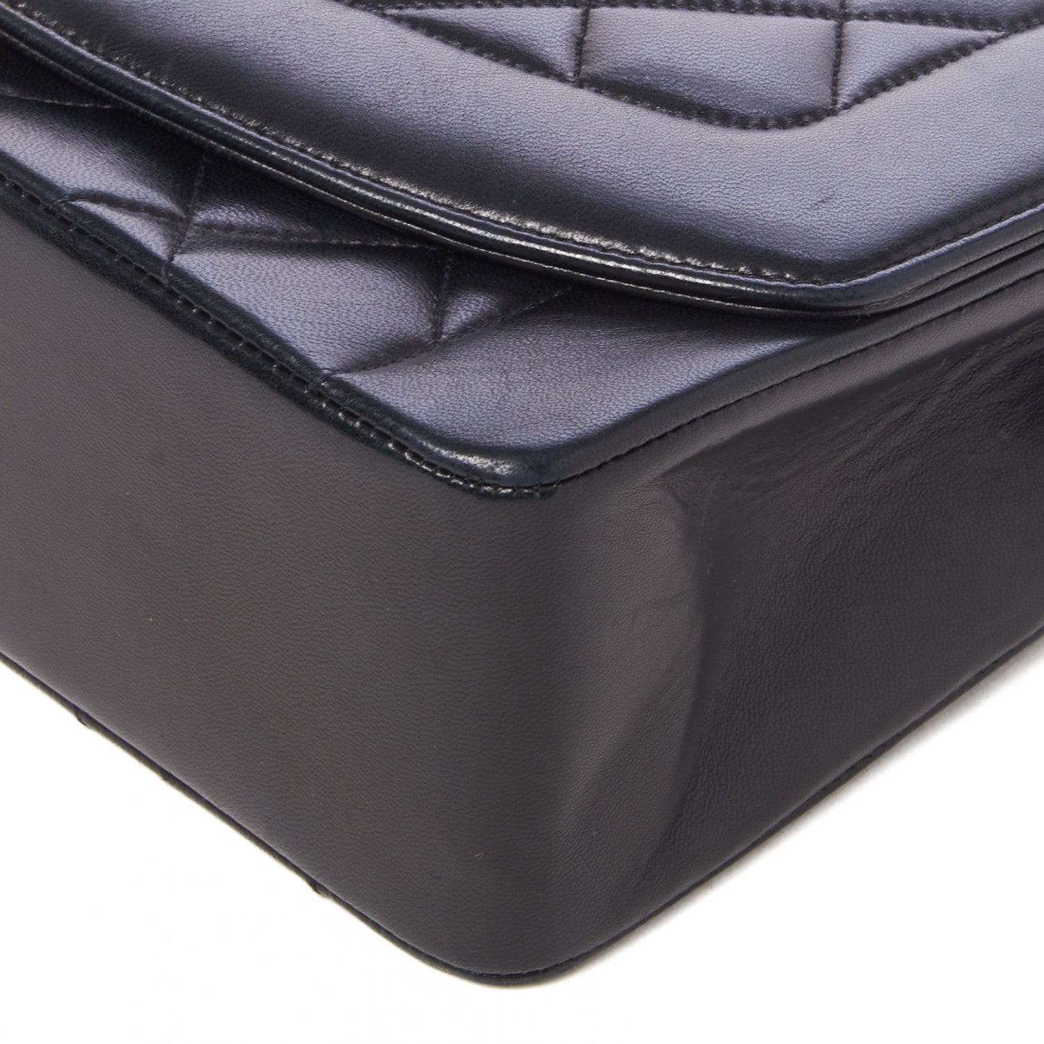 Chanel Lambskin Quilted Medium Single Flap Black 5 of 9