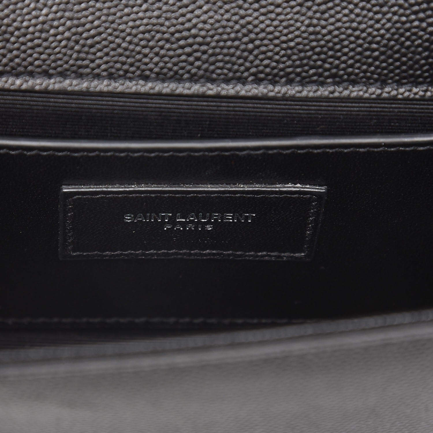 Saint Laurent Grain De Poudre Small Monogram Kate Satchel Black 7 of 7