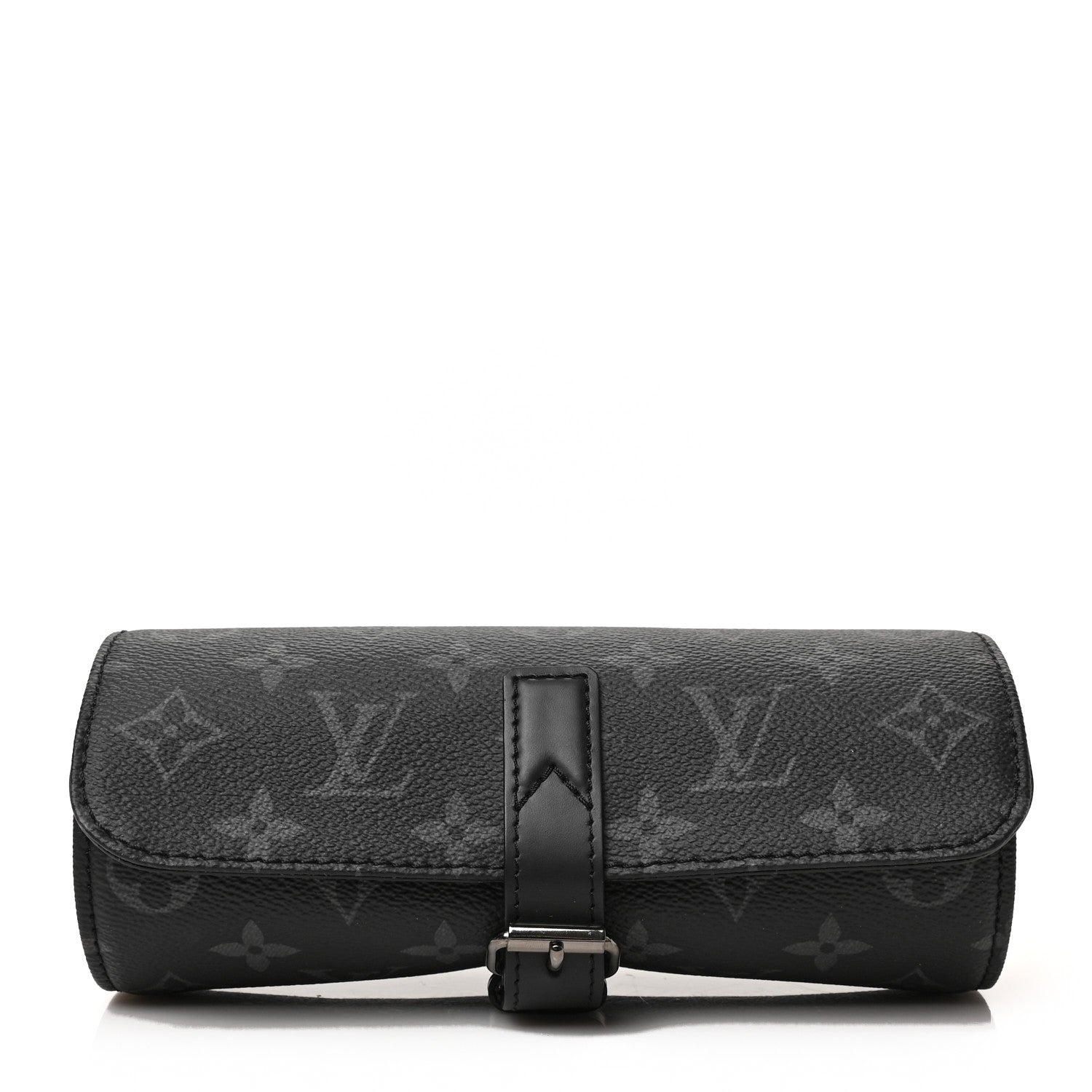 Louis Vuitton Monogram Eclipse 3 Watch Travel Case 1 of 6