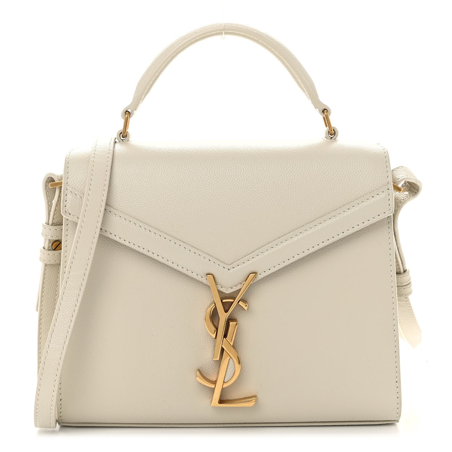 Grain de Poudre Mini Classic Monogram Cassandra Top Handle Vintage White