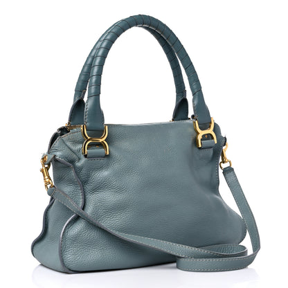 Chloe Calfskin Medium Marcie Satchel Cloudy Blue 3 of 26