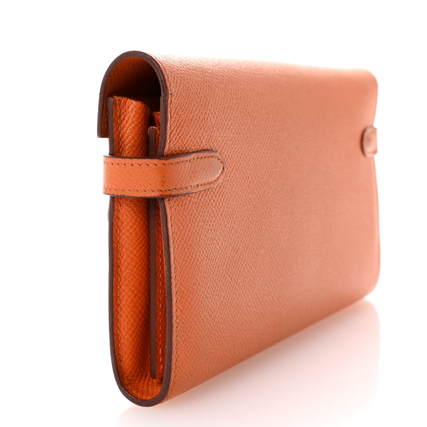 Epsom Kelly Longue Wallet Orange