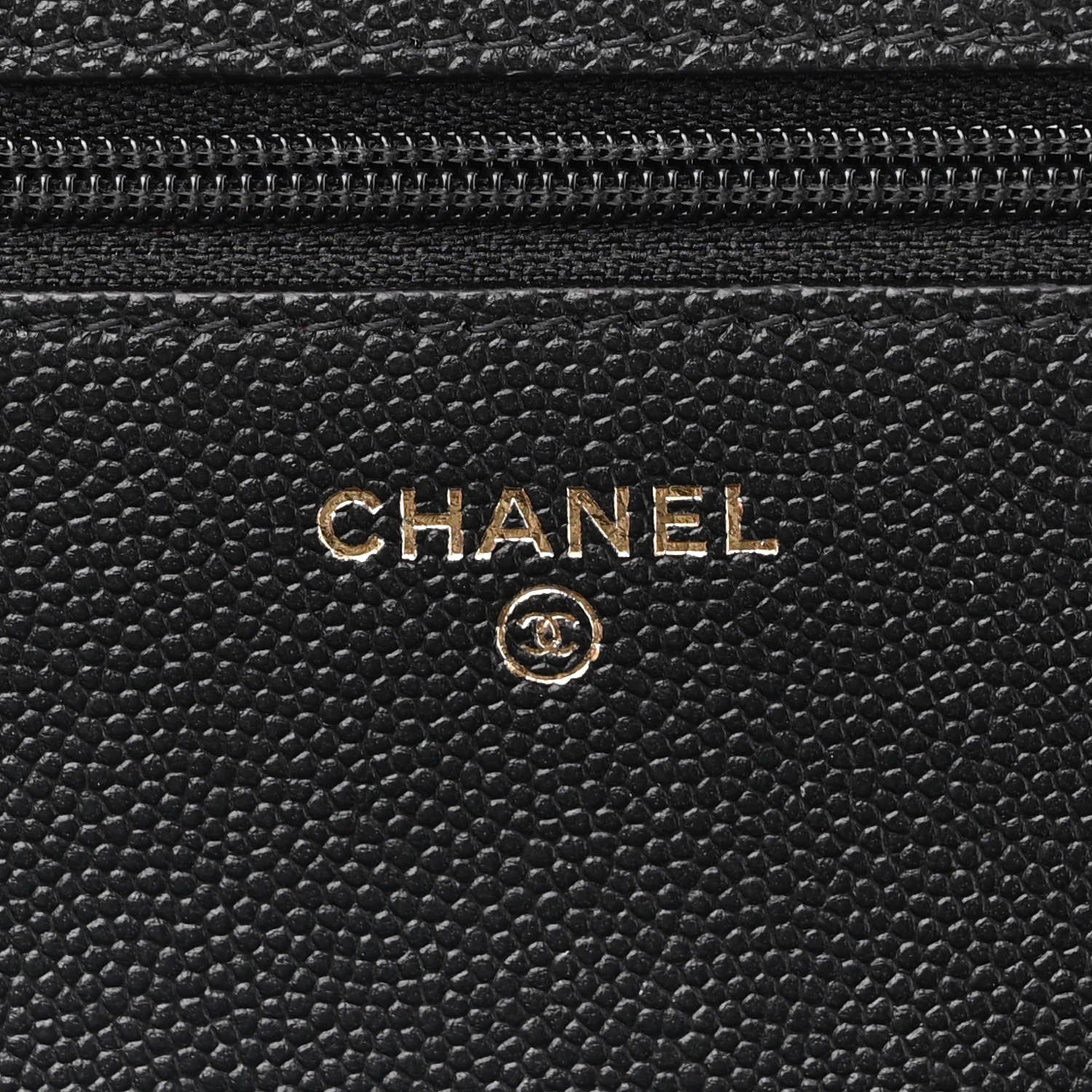 Chanel Caviar Quilted Vintage Mademoiselle Wallet On Chain WOC Black 6 of 12
