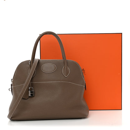 Hermes Taurillon Clemence Bolide 31 Etoupe 14 of 14
