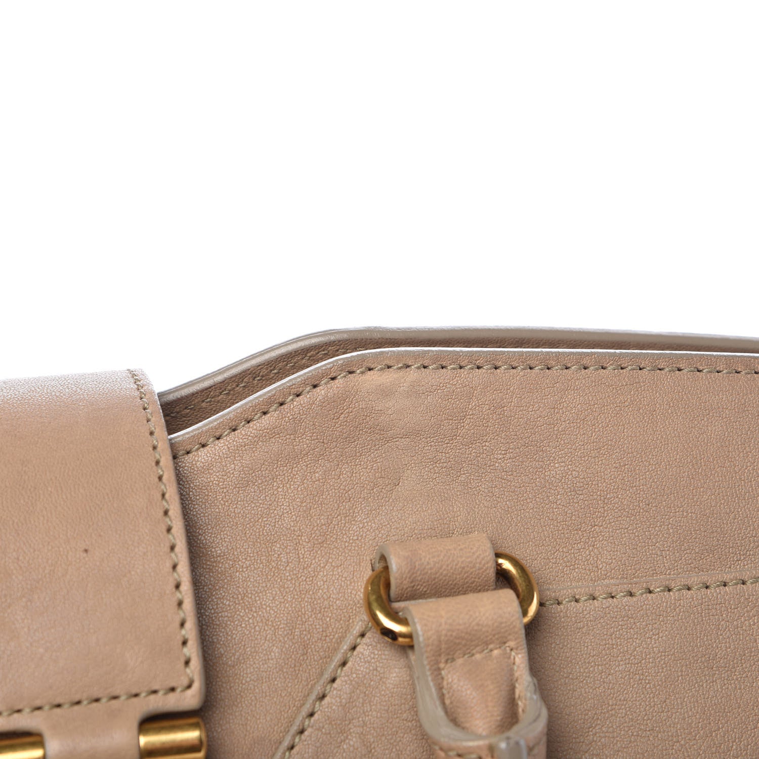 Saint Laurent Sheepskin Medium Cabas ChYc Taupe 14 of 22