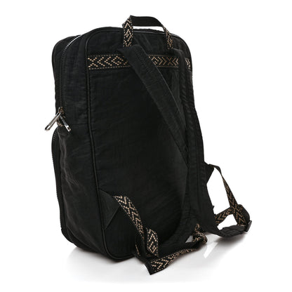 Gucci Nylon Twill 80s Logo Patch Backpack Black 4 of 11