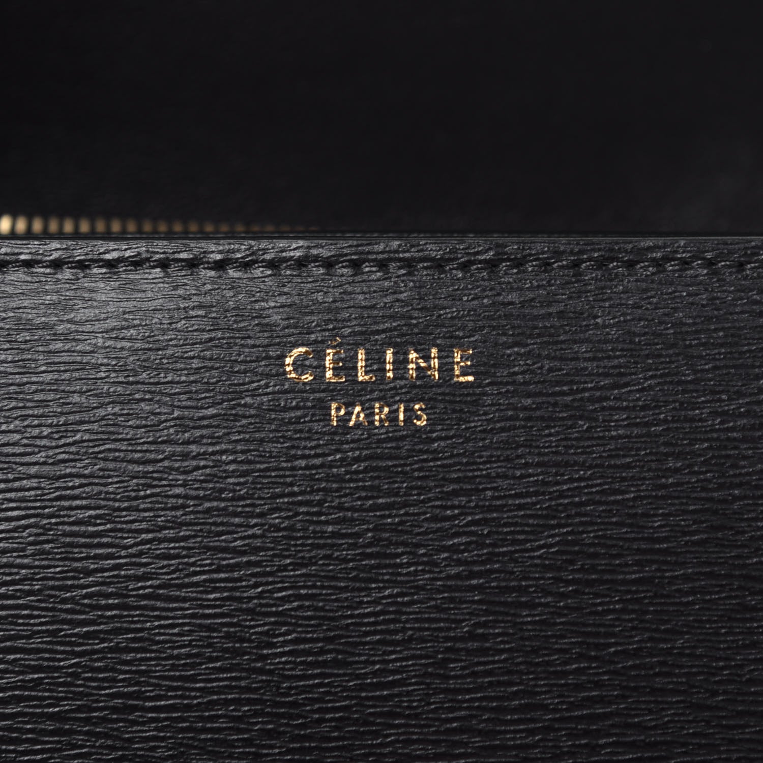Celine Liege Calfskin Medium Classic Box Flap Bag Black 6 of 10
