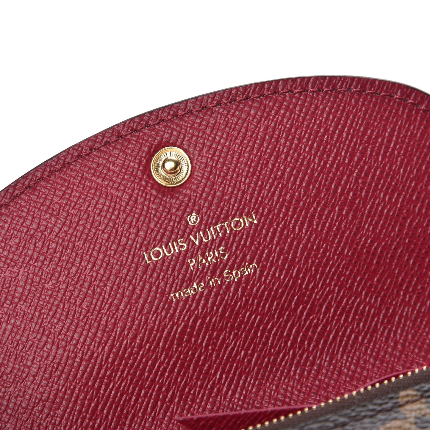 Monogram Rosalie Coin Purse Fuchsia