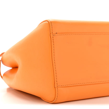 Fendi Nappa Mini Peekaboo Iconic Satchel Clementine 9 of 14