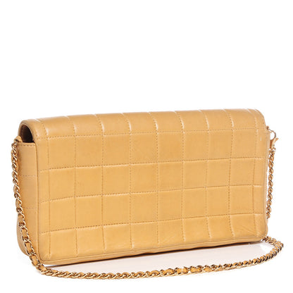 Chanel Lambskin East West Chocolate Bar Flap Beige 3 of 9