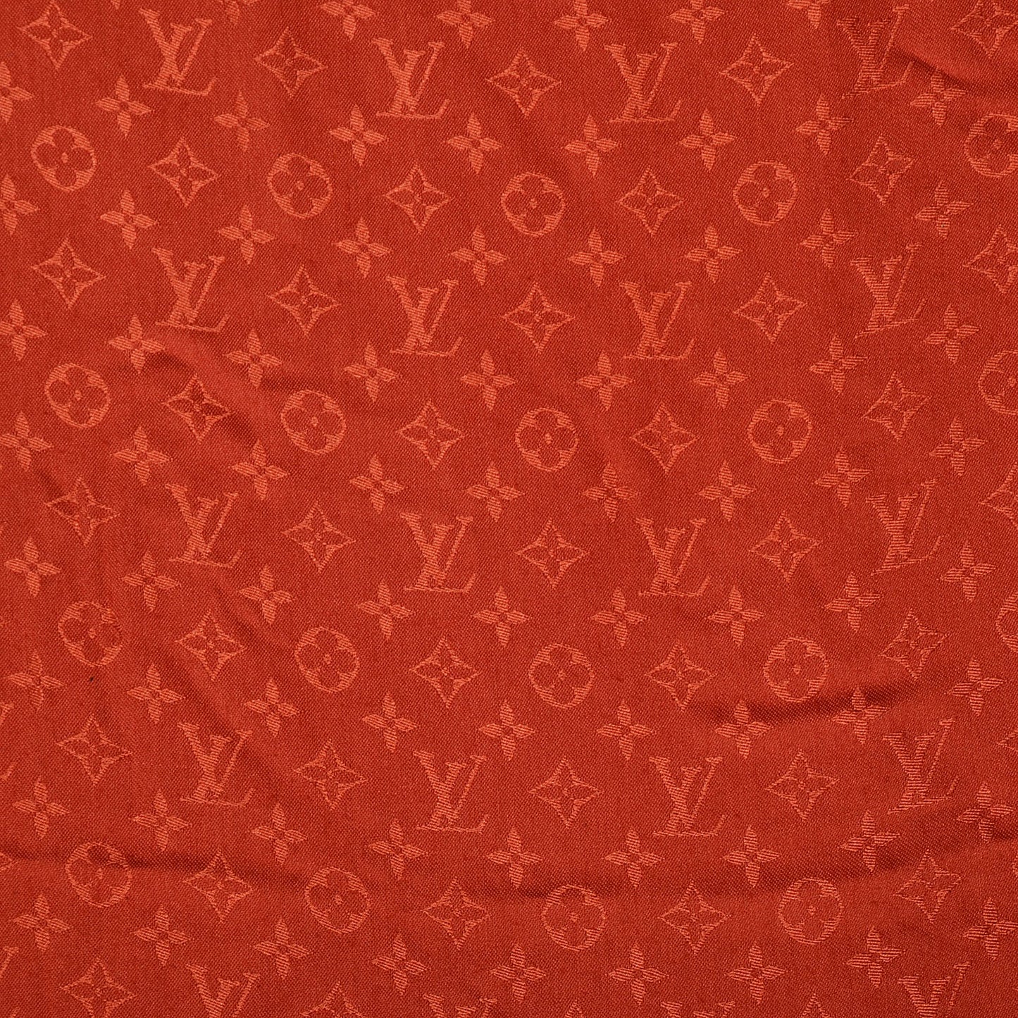 Wool Silk Monogram Shawl Orient