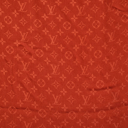 Louis Vuitton Wool Silk Monogram Shawl Orient 1 of 4