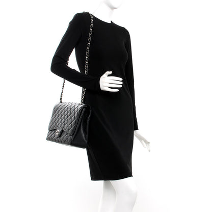 Chanel Caviar Quilted Maxi Single Flap Black 2 of 8