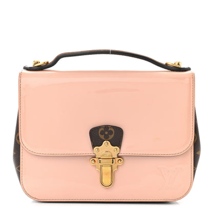 Louis Vuitton Patent Calfskin Monogram Cherrywood BB Rose Ballerine 1 of 17
