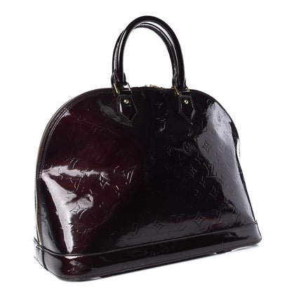Louis Vuitton Vernis Alma GM Amarante 3 of 15