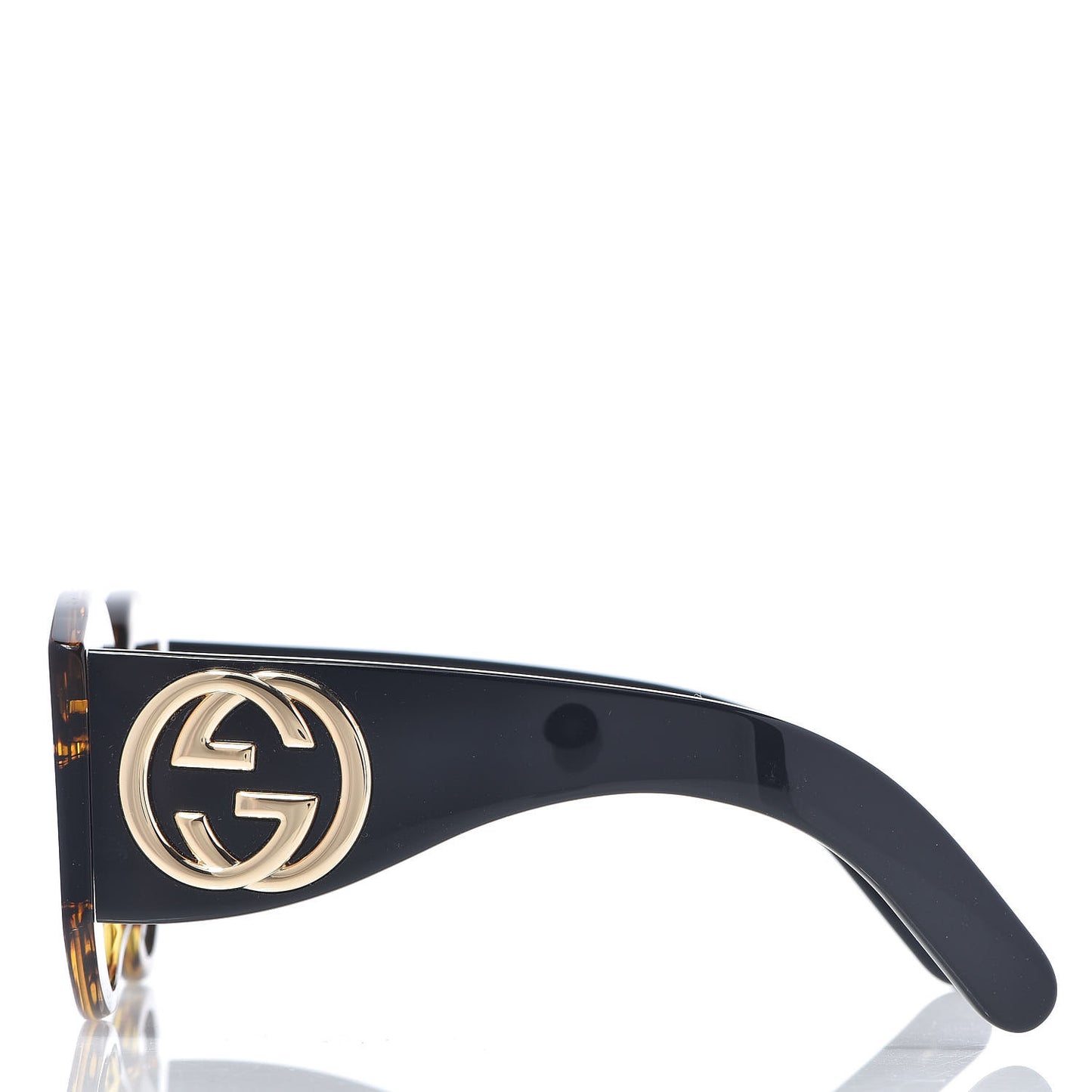 Acetate Round Frame Sunglasses GG0177S Brown
