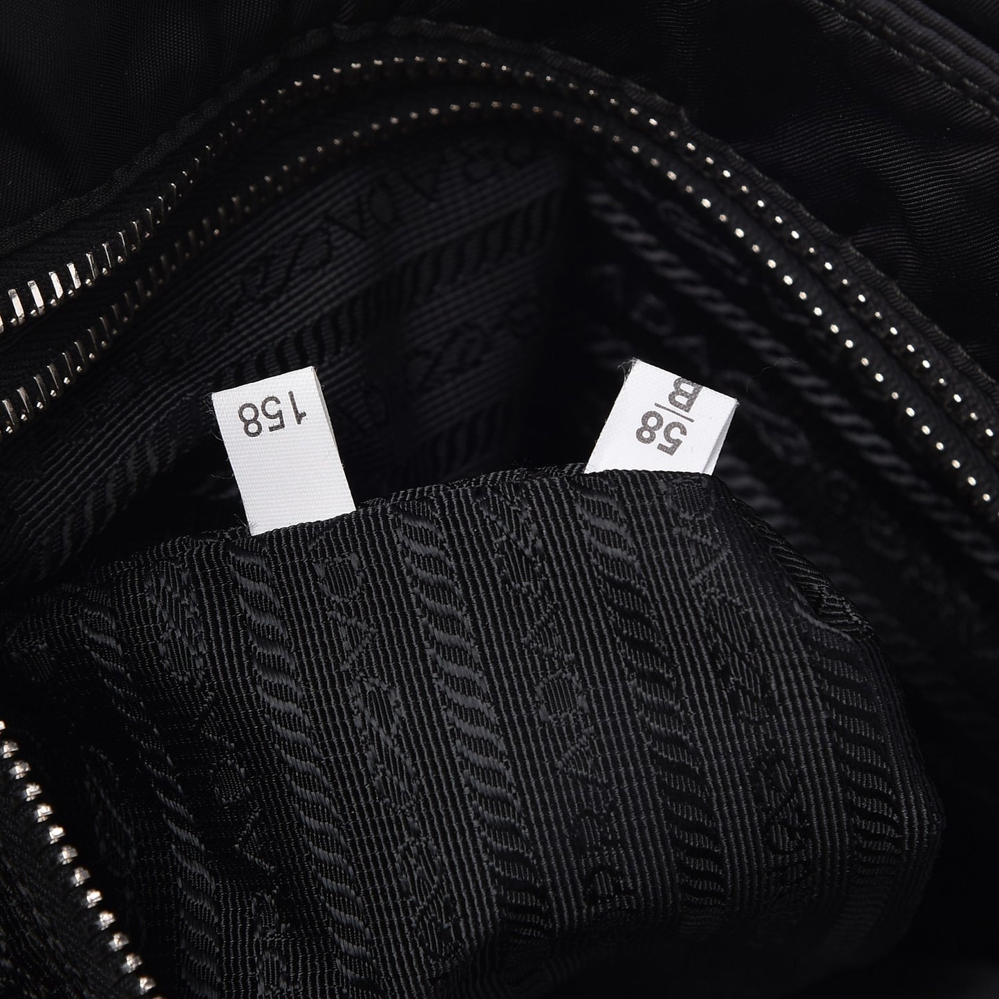 Tessuto Nylon Vela Diaper Bag Black