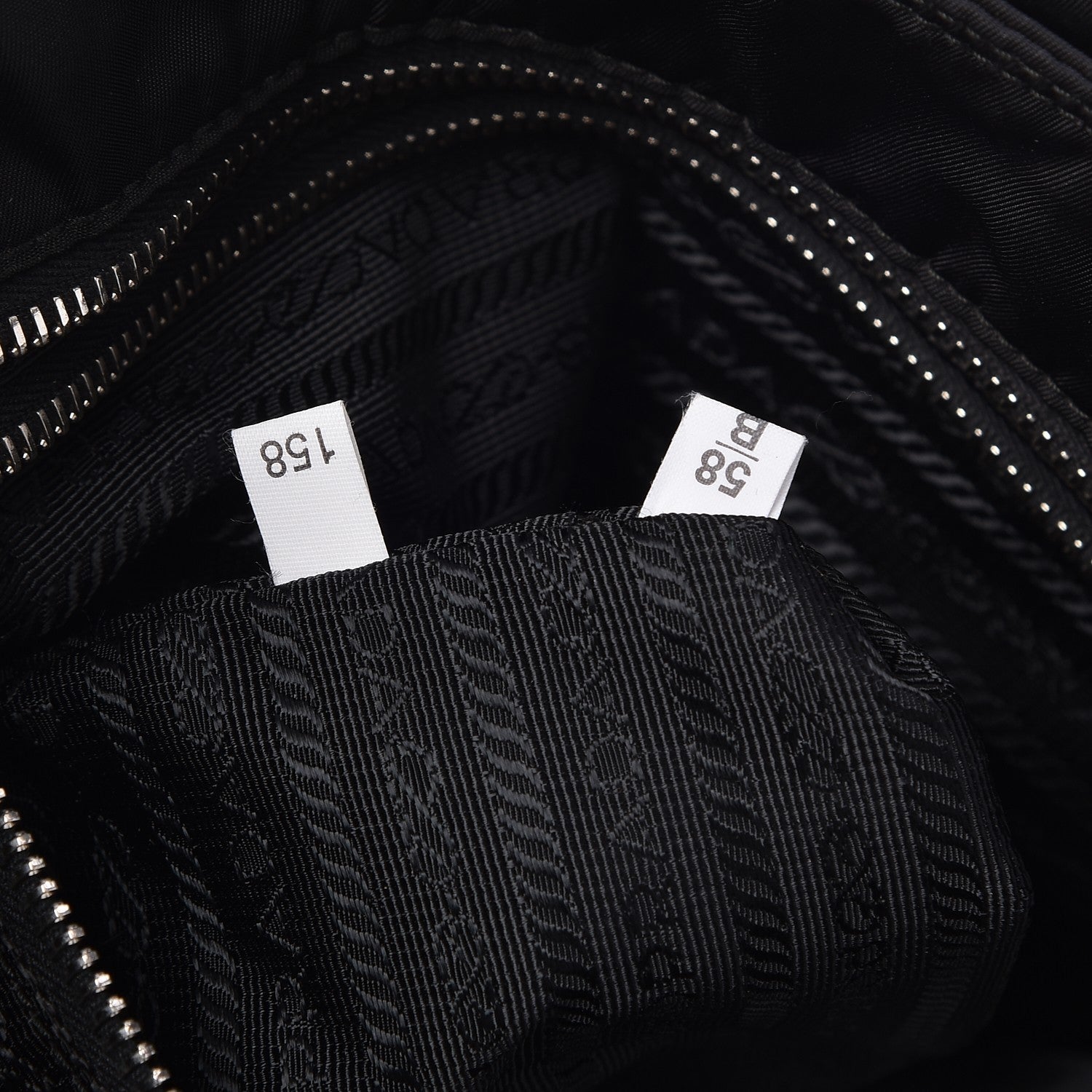 Prada Tessuto Nylon Vela Diaper Bag Black 7 of 9
