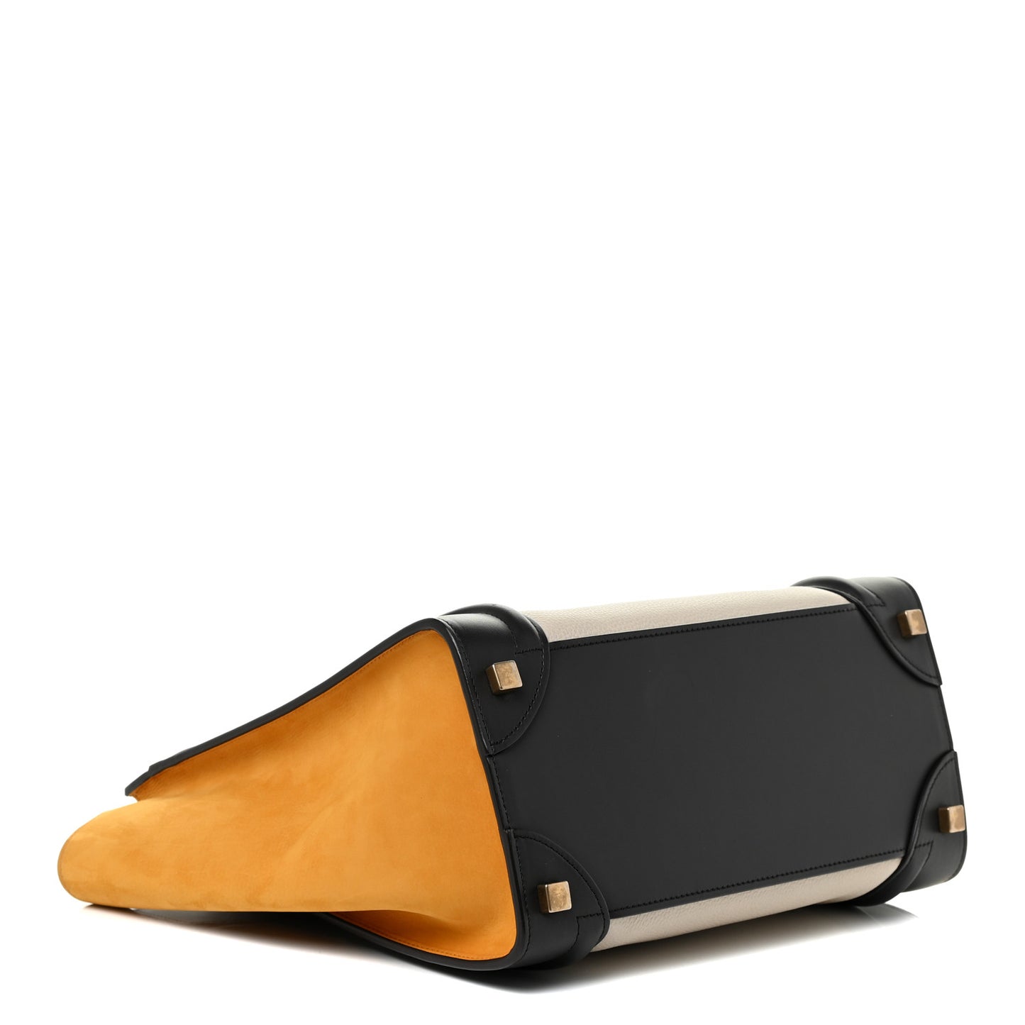 Baby Grained Calfskin Nubuck Micro Tri-Color Luggage Desert