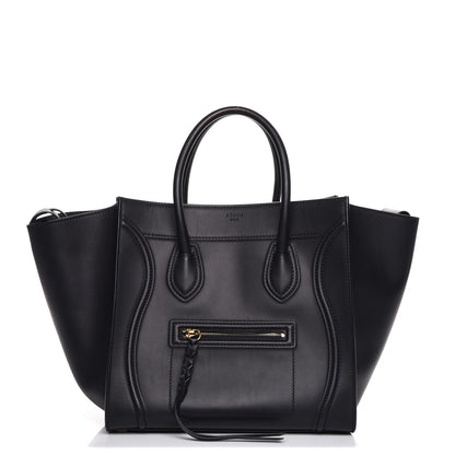 Celine Natural Calfskin Medium Phantom Luggage Navy Blue 1 of 8