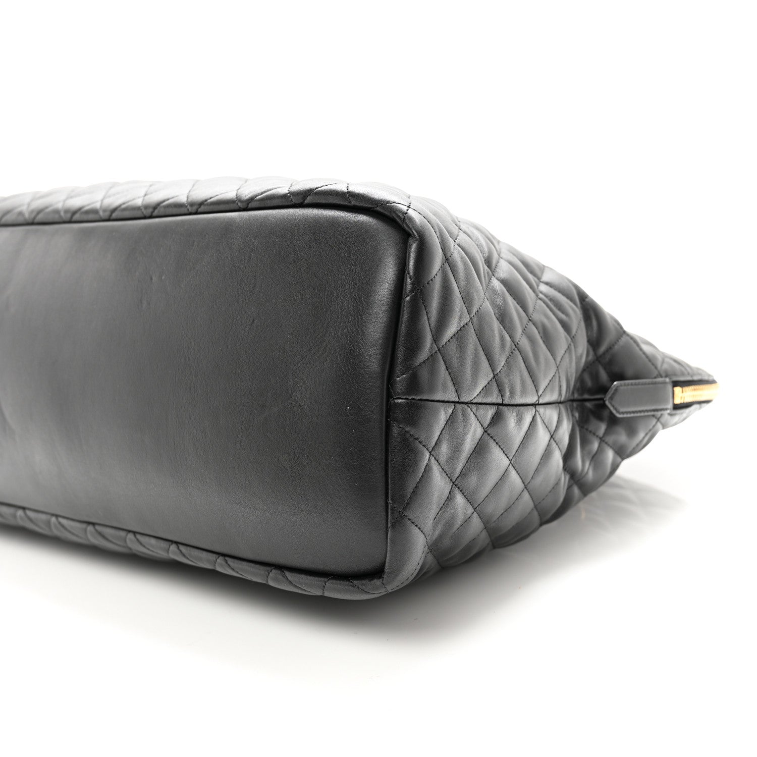 Saint Laurent Calfskin Quilted ES Giant Travel Bag Black 8 of 9